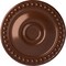 Ekena Millwork Foster Ceiling Medallion (Fits Canopies up to 5 5/8"), Hand-Painted Copper Penny, 19 1/8"OD x 1"P CM19FOCPS - alternate 1